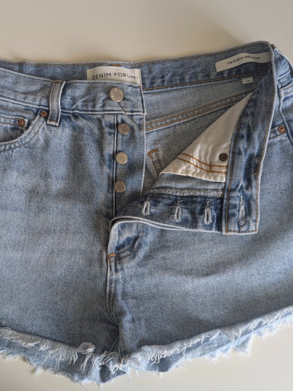 Denim Forum The Ex-Boyfriend Hi-Rise Denim Short - Picture 7 of 13